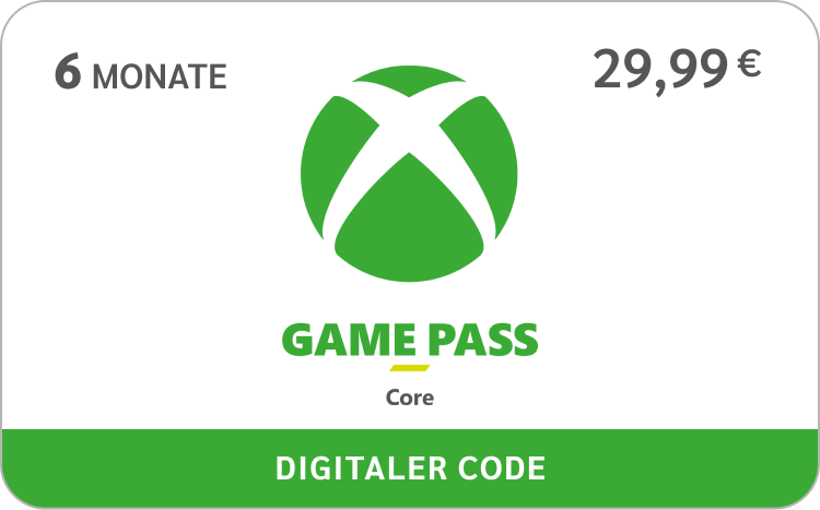 XBOX Core 6 Months