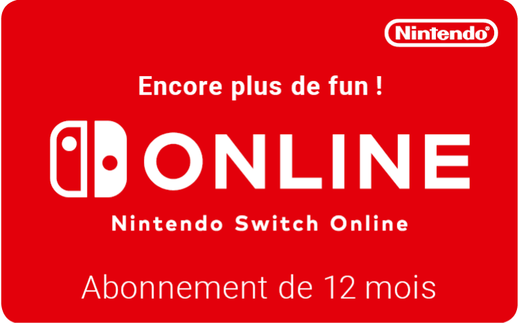 Nintendo Switch Online 12 mois - 19,99 €