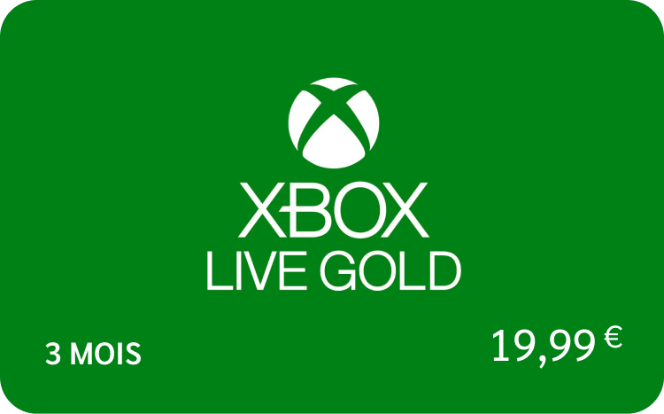Xbox Gold 3-month - €19.99