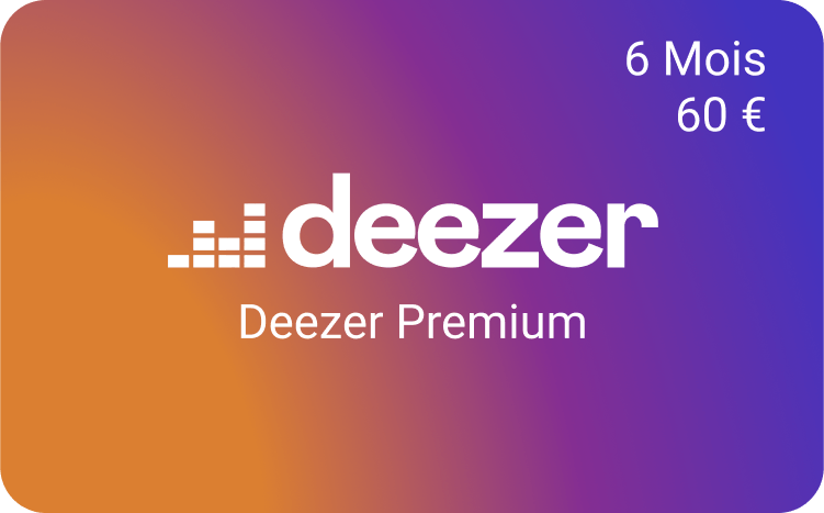 Deezer Premium gift cards