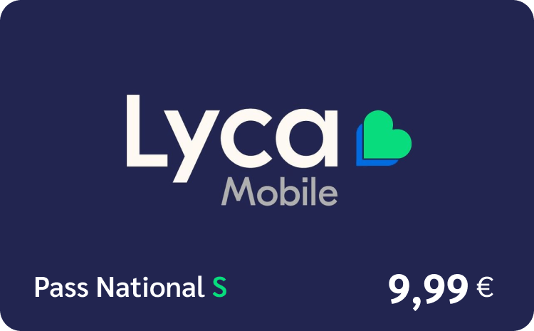 Lycamobile Pass National S - €9.99